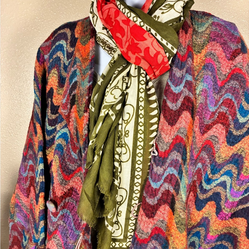 Multicolor Zigzag Women's Jacket - image 2